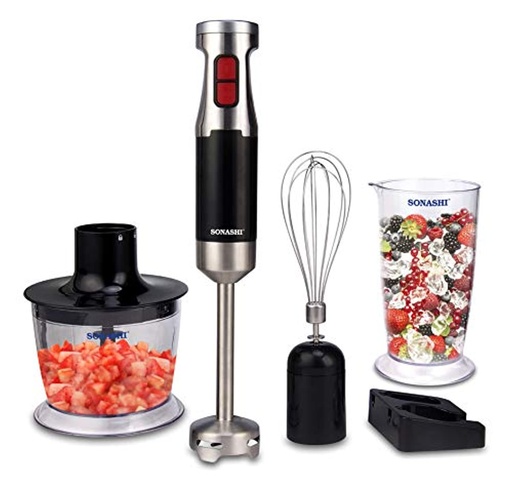 Sonashi 4-in-1 Hand Blender 600W SHB-179JBCW