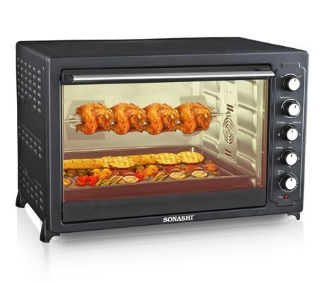 Sonashi electric oven with grill and convection, 100 liters, 2800 watts, STO-734
