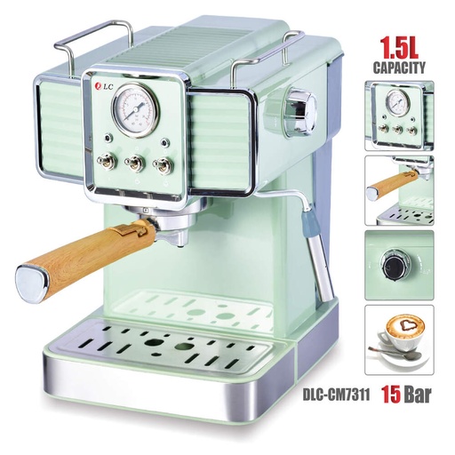 DLC Coffee Machine 1.5L 1350W DLC-CM7311
