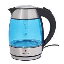 Mebashi ME-KT1101GBU 1.8L Water Kettle with Clear Glass Body