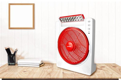 Sonashi SRF-612N Rechargeable Fan with Light