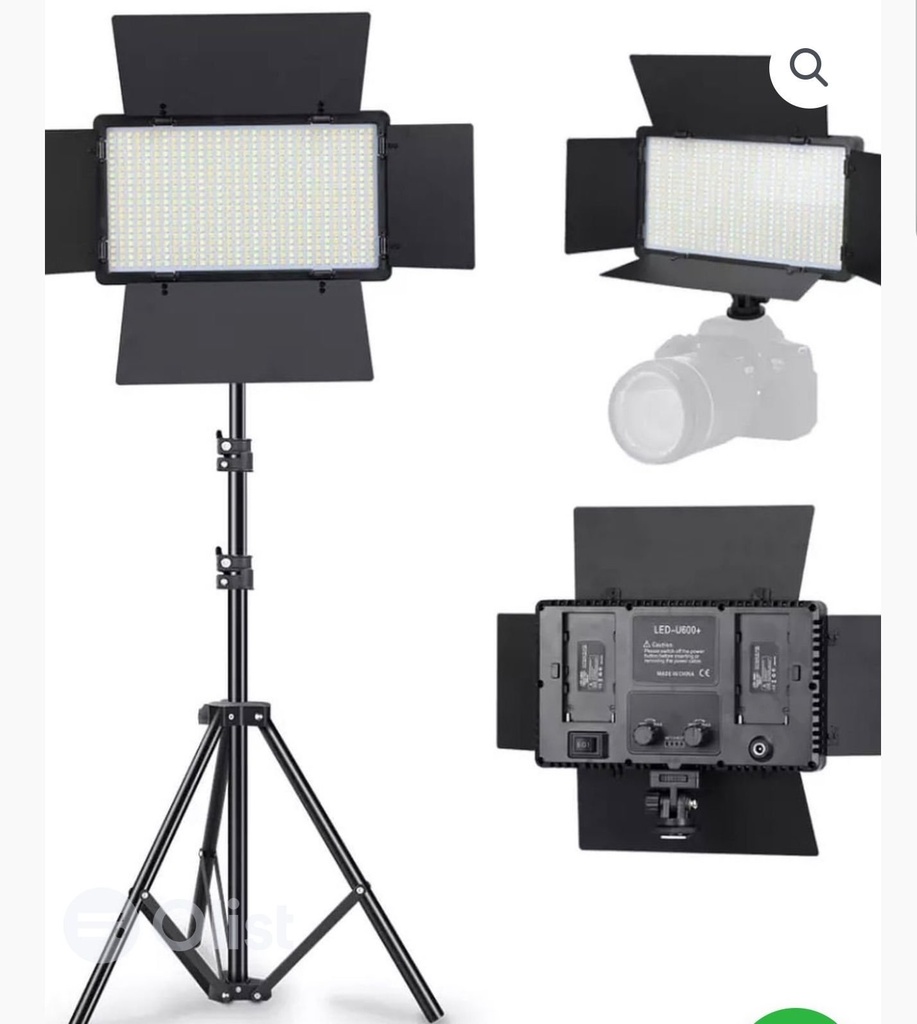 Strong lighting for photography with stand LED 800 Smartek/سمارتك