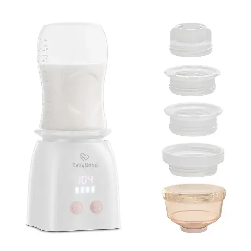 BabyBond Portable Bottle Warmer with 4 Adapters Rechargeable WN0600