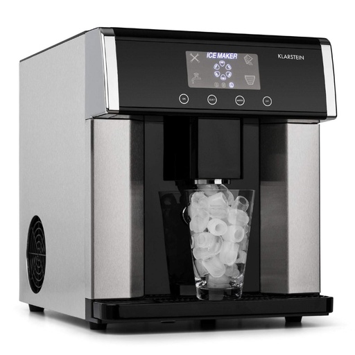 High Speed Ice Maker and water cooler tabletop Automatic Ice Maker Tank Capacity 05 gal 18 L KIM10E