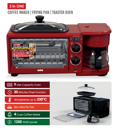 Sanford SF5605EO 3-in-1 Breakfast Maker