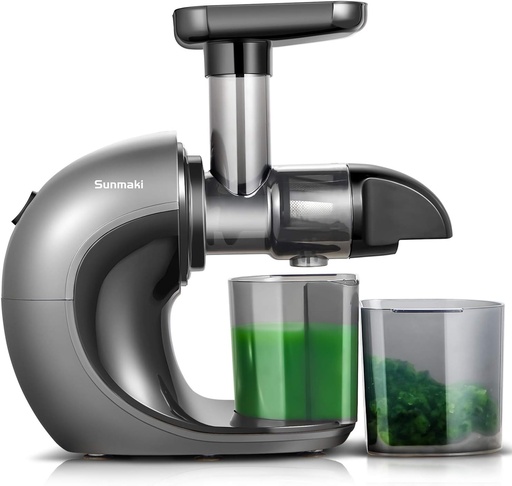 Slow Juicer, Sunmaki Cold Press Juicer Machines SJ801