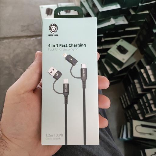 4 in 1 Fast Charging GN4IN1FCBBK