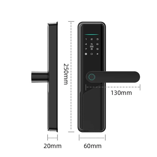 Intelligent smart door Lock Tuya X12