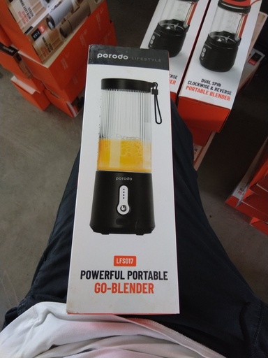 PORODO Powerful Portable GO-Blender LFS017 PD-LFST017-BK