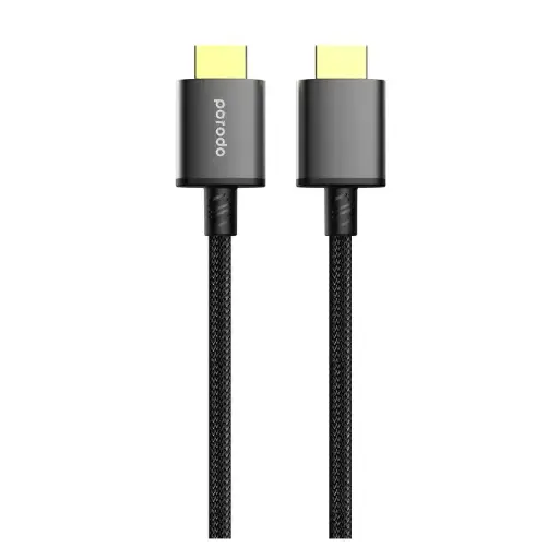 Porodo Braided HDMI Ultra HD Cable PD-8KHDM2-BK