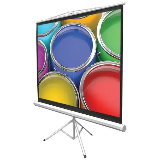 GL-PS72 GNPTPDS72MWH 72" PORTABLE PROJECTION SCREEN MIN 144cm MAX 240cm