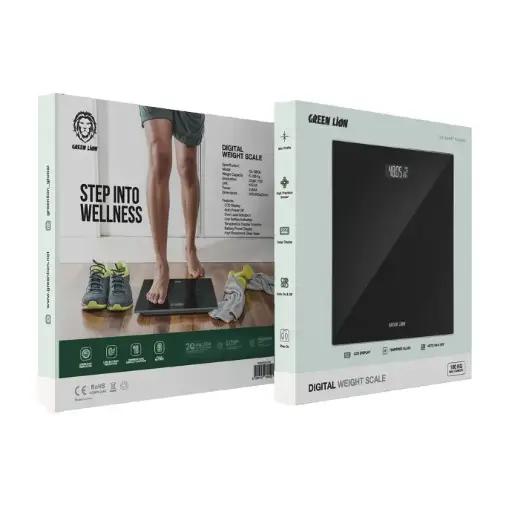 ميزان الوزن الرقمي الأخضر من Green Lion 180 كجم