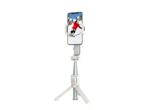 Porodo 2-Axis Anti Shake Gimbal With Rotatable Central Control-PD- LPST034-BK