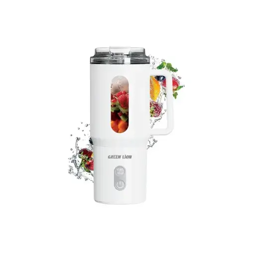 Green Lion Mug Blend Portable Juicer 500ML GNMGBL500WH