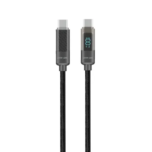 كابل Green Lion Digital Display USB-C to USB-C 100W 1M GNUBCTUBCDBK
