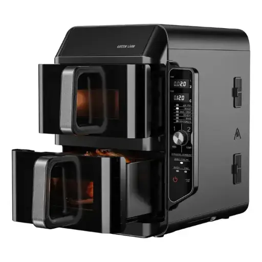 Green Lion Double-Decker Pro Digital Air Fryer GNDBLDKRPRBK
